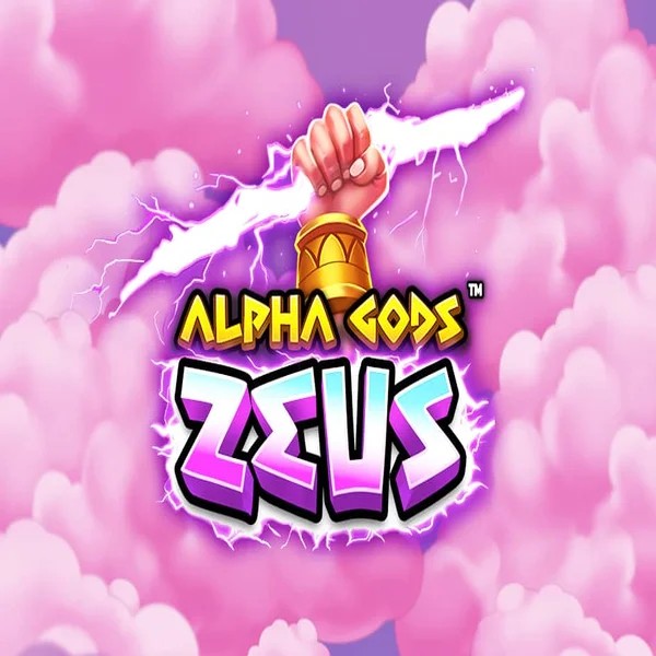 Official Slots logo: Alpha Gods Zeus by PearFiction Studios at Vulkan Vegas Casino