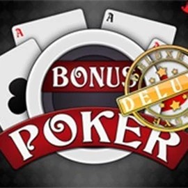 Official Table Games logo: Bonus Poker Deluxe - 3 Hands by RTG (Reel Time Gaming) at Vulkan Vegas Casino