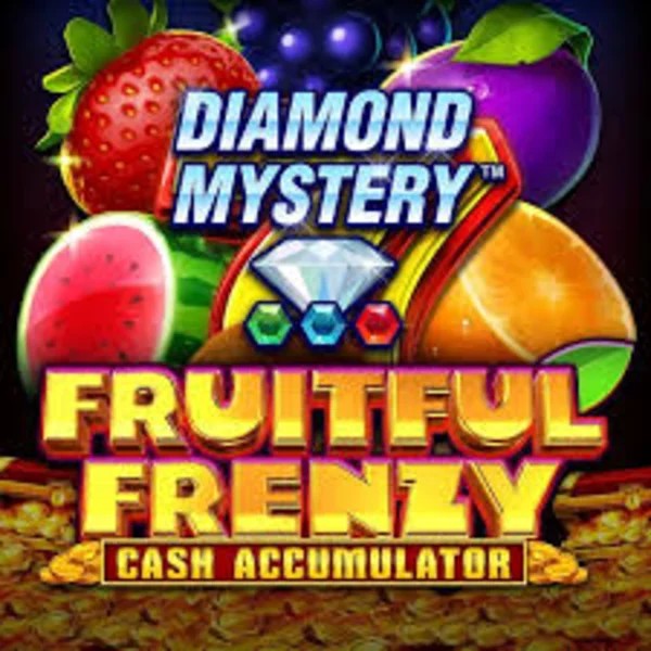 Diamond Mystery Fruitful Frenzy Cash Accumulator by Greentube, showcased at vegaskaszino.org – game logo