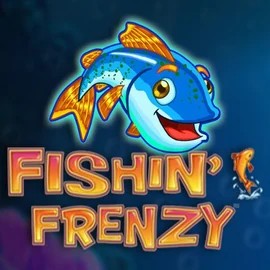 Fishin Frenzy logo – Slots by Blueprint Gaming at Vulkan Vegas Casino