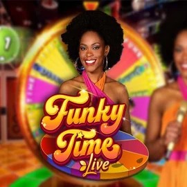 Funky Time slot icon by Evolution, available at Vulkan Vegas Casino