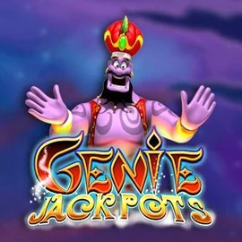 Genie Jackpots by Blueprint Gaming, showcased at vegaskaszino.org – game logo