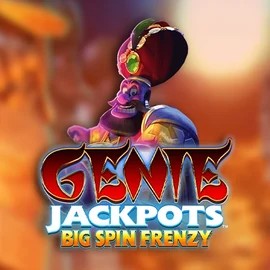 Genie Jackpots: Big Spin Frenzy slot visual from Blueprint Gaming available on vegaskaszino.org