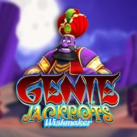 Genie Jackpots Wishmaker slot visual from Blueprint Gaming available on vegaskaszino.org