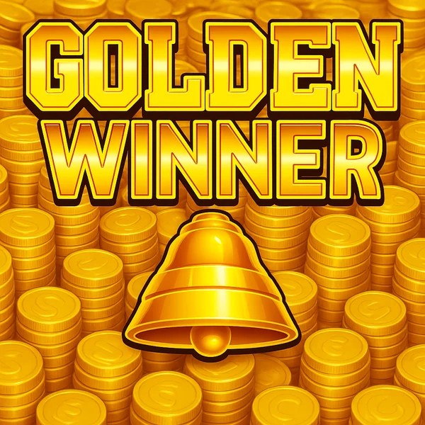 Golden Winner logo by Inspired Gaming at Vulkan Vegas Casino