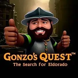 Enjoy Gonzo's Quest by NetEnt – logo hosted on vegaskaszino.org