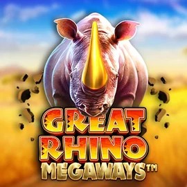 Great Rhino Megaways game by Pragmatic Play – logo hosted on Vulkan Vegas Casino