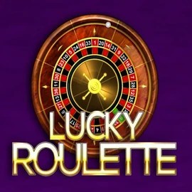 Lucky Roulette slot logo by Belatra Games at Vulkan Vegas Casino