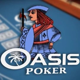 Oasis Poker logo by Nucleus Gaming at Vulkan Vegas Casino