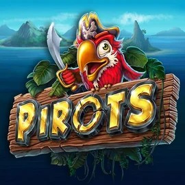 Official Slots logo: Pirots by ELK Studios at Vulkan Vegas Casino