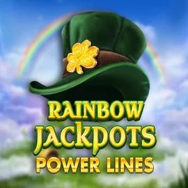 Rainbow Jackpots Power Lines slot icon by Red Tiger Gaming, available at Vulkan Vegas Casino