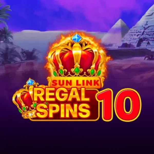 Regal Spins 10 logo by PatePlay at Vulkan Vegas Casino