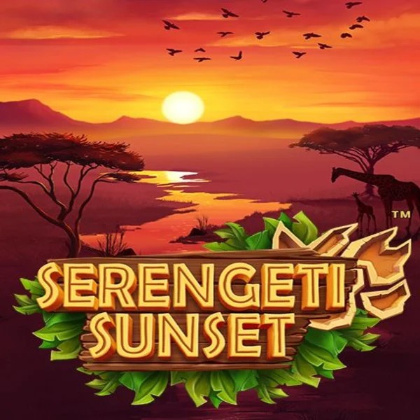 Serengeti Sunset by Skywind Group, showcased at vegaskaszino.org – game logo