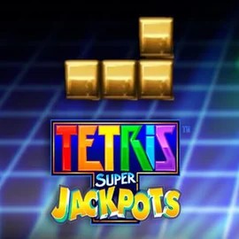 Tetris Super Jackpots slot logo by WMS at Vulkan Vegas Casino