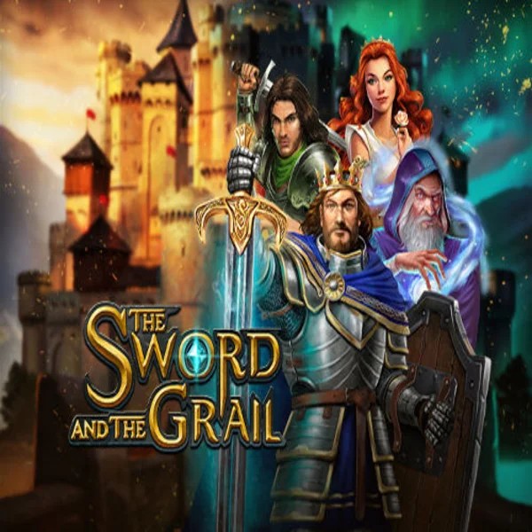 The Sword and the Grail game by Play’n GO – logo hosted on Vulkan Vegas Casino