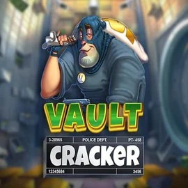 Vault Cracker online game logo by Red Tiger Gaming on vegaskaszino.org